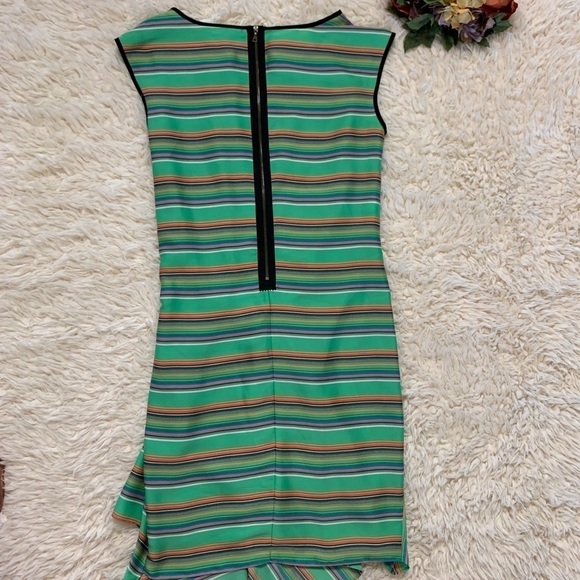 Rachel Rachel Roy Striped Handkerchief Hem Dress - Picture 12 of 15